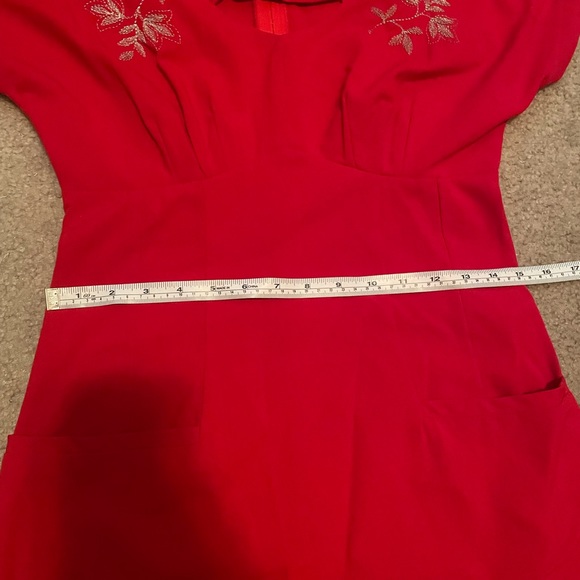 Tatyana bettie page pencil dress medium red - Picture 6 of 7